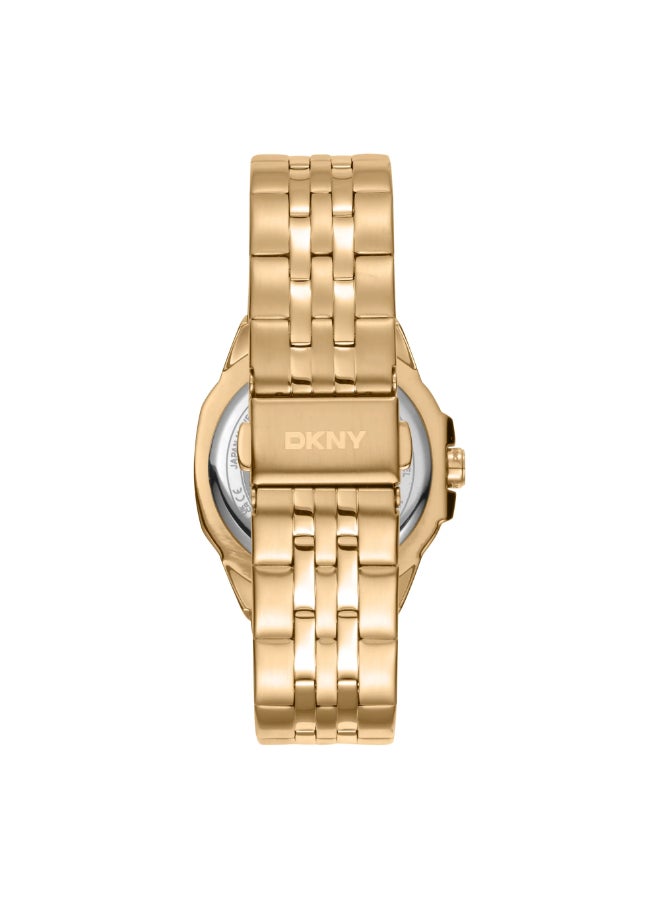 DKNY ديكني بروكلين ميدي DK1L012M0065 - ساعة كوارتز أنثوية من الفولاذ المقاوم للصدأ 3 عقارب - Image 3